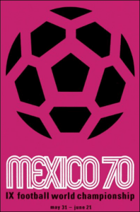 логотип чемпионата мира по футболу 1970