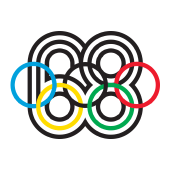 логотип олимпиады в Мехико в 1968